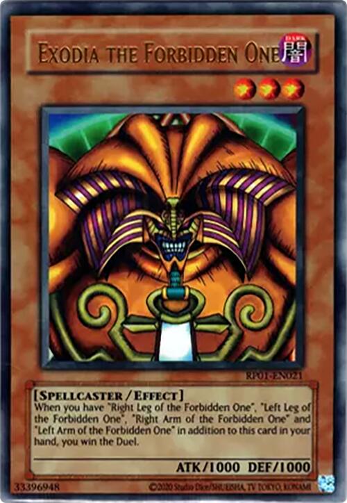 Exodia the Forbidden One [RP01-EN021] Ultra Rare | Good Games Morley
