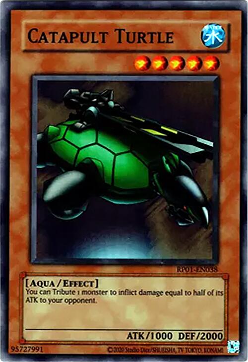 Catapult Turtle [RP01-EN038] Super Rare | Good Games Morley