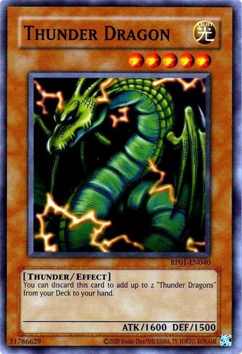 Thunder Dragon [RP01-EN040] Common | Good Games Morley