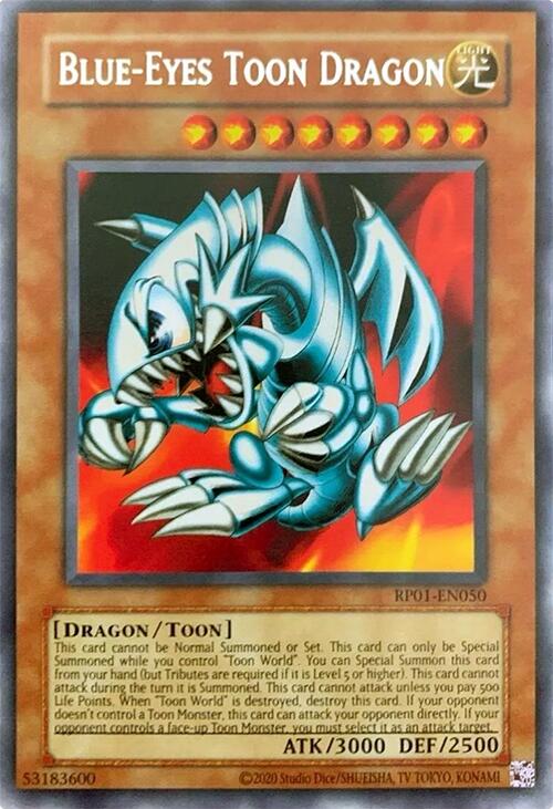 Blue-Eyes Toon Dragon [RP01-EN050] Rare | Good Games Morley
