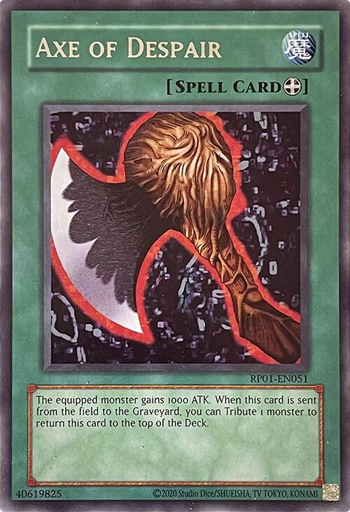 Axe of Despair [RP01-EN051] Rare | Good Games Morley