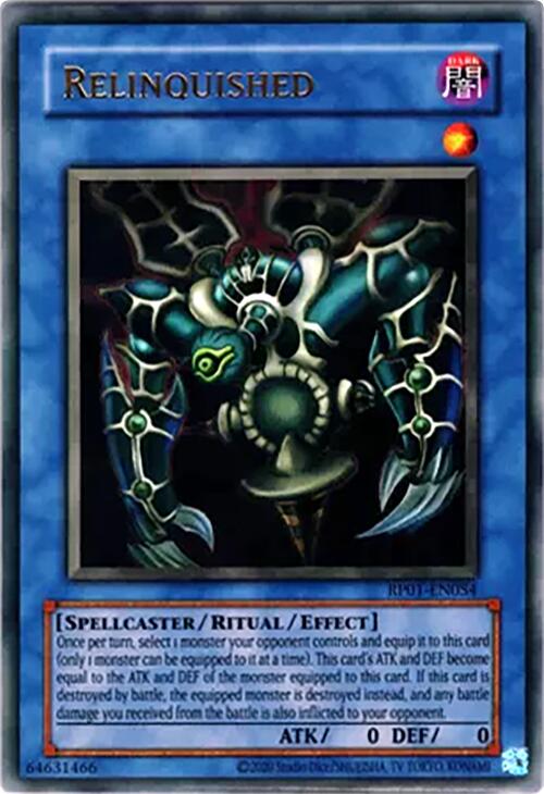 Relinquished [RP01-EN054] Ultra Rare | Good Games Morley