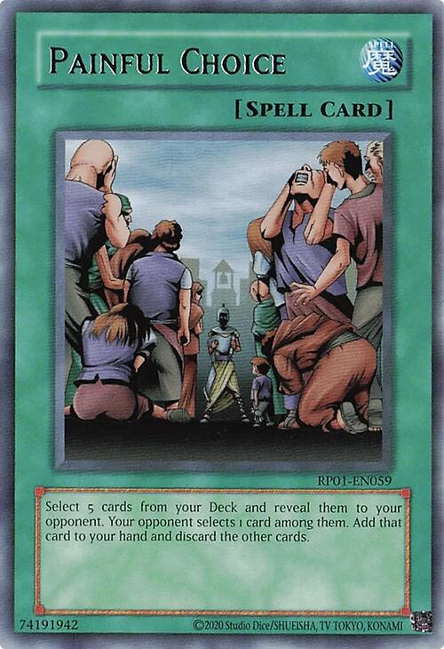 Painful Choice [RP01-EN059] Rare | Good Games Morley