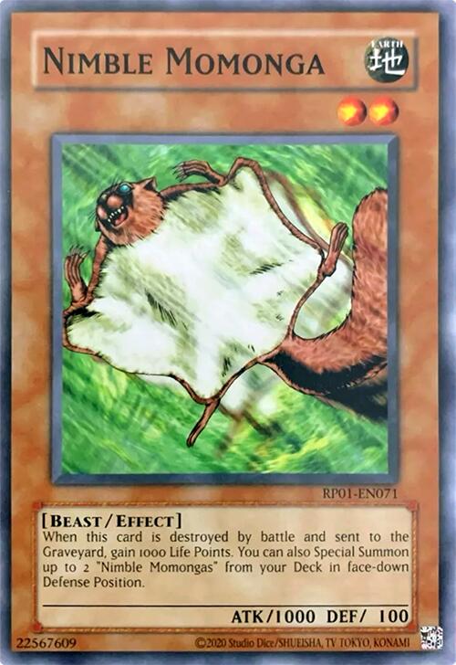Nimble Momonga [RP01-EN071] Common | Good Games Morley