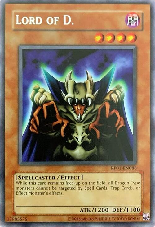 Lord of D. [RP01-EN086] Rare | Good Games Morley