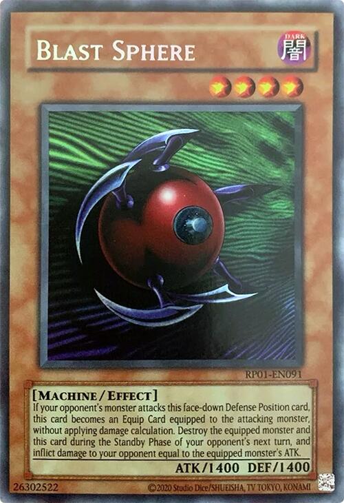 Blast Sphere [RP01-EN091] Secret Rare | Good Games Morley