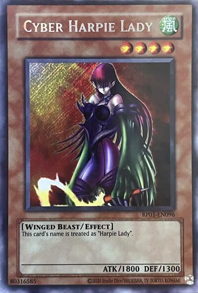 Cyber Harpie Lady [RP01-EN096] Secret Rare | Good Games Morley