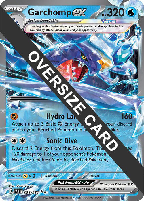 Garchomp ex (038) (Jumbo Card) [Scarlet & Violet: Black Star Promos] | Good Games Morley