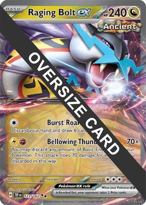 Raging Bolt ex (123) (Jumbo Card) [Scarlet & Violet: Black Star Promos] | Good Games Morley