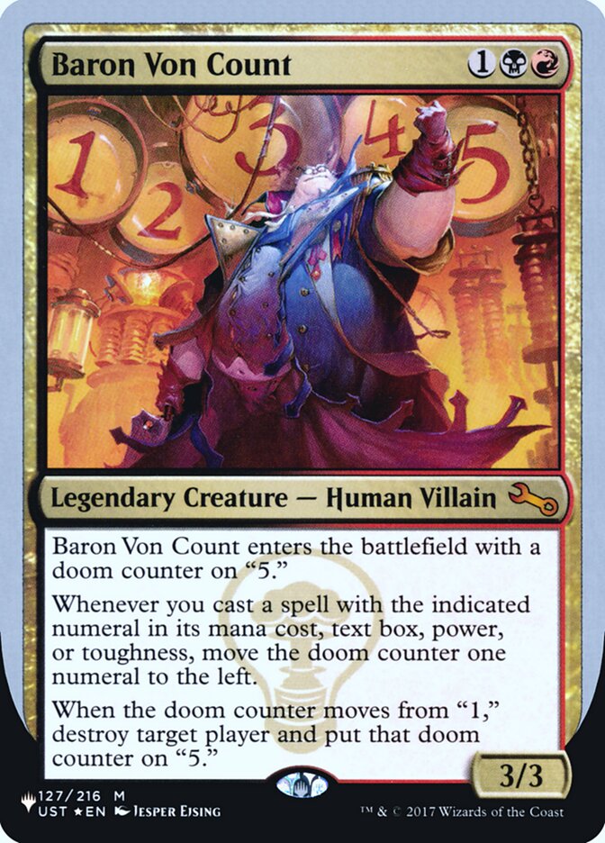 Baron Von Count (Unfinity Foil Edition) [The List] | Good Games Morley
