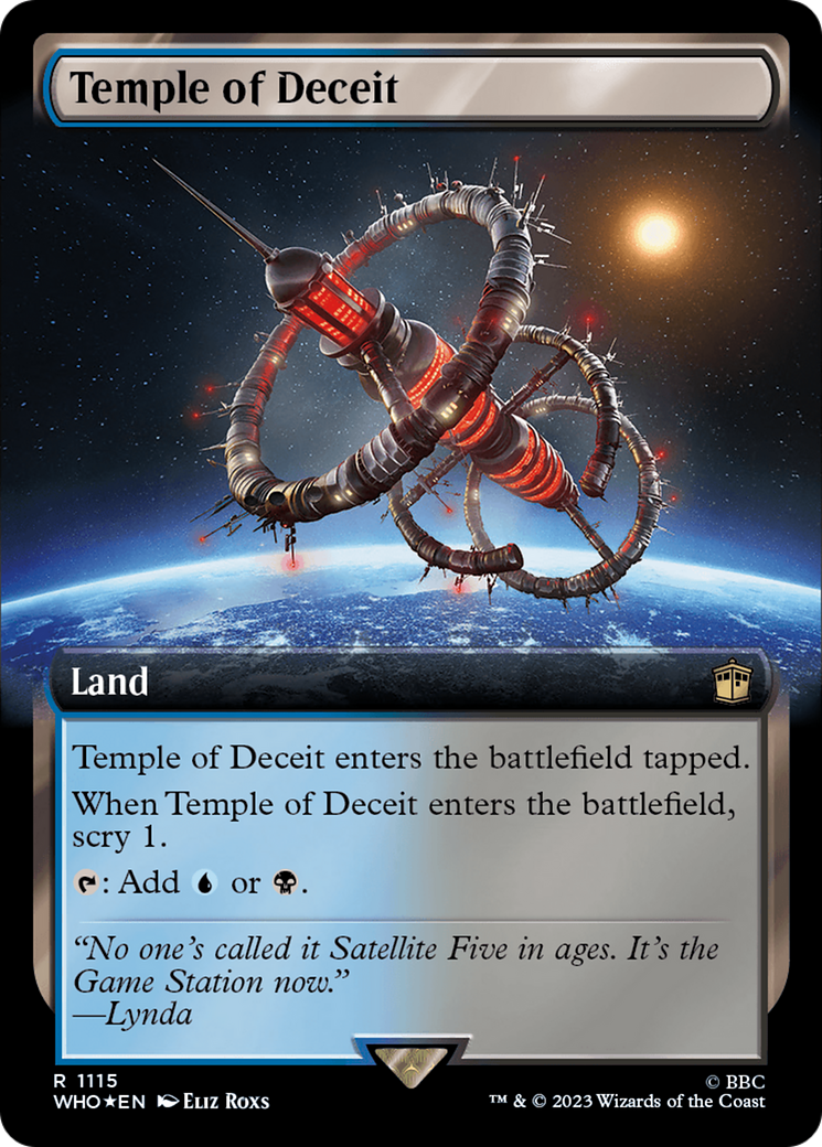 Temple of Deceit (Extended Art) (Surge Foil) [Doctor Who] | Good Games Morley