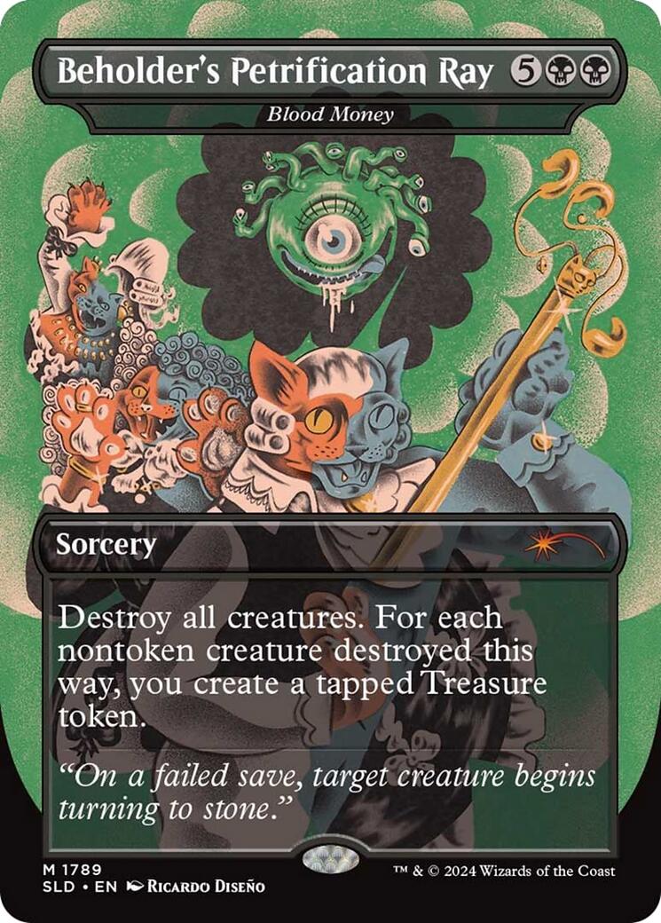 Beholder's Petrification Ray - Blood Money [Secret Lair Drop Series] | Good Games Morley