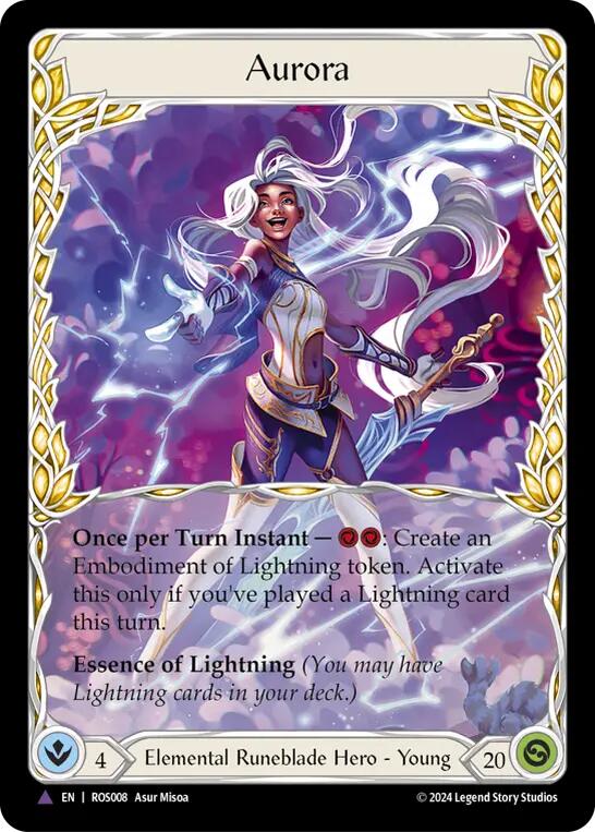 Aurora (Marvel) (Alternate Art) [ROS008] (Rosetta)  Cold Foil | Good Games Morley