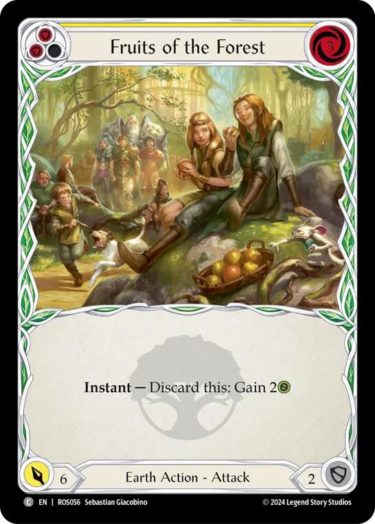 Fruits of the Forest (Yellow) [ROS056] (Rosetta)  Rainbow Foil | Good Games Morley