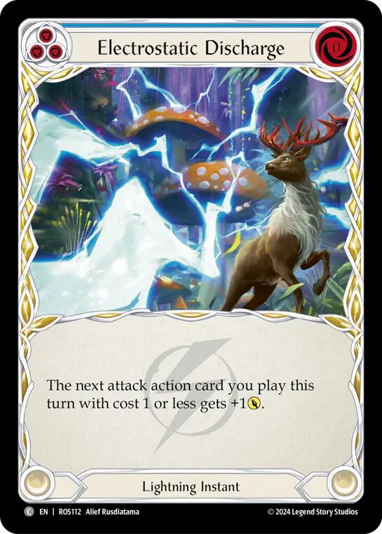 Electrostatic Discharge (Blue) [ROS112] (Rosetta)  Rainbow Foil | Good Games Morley