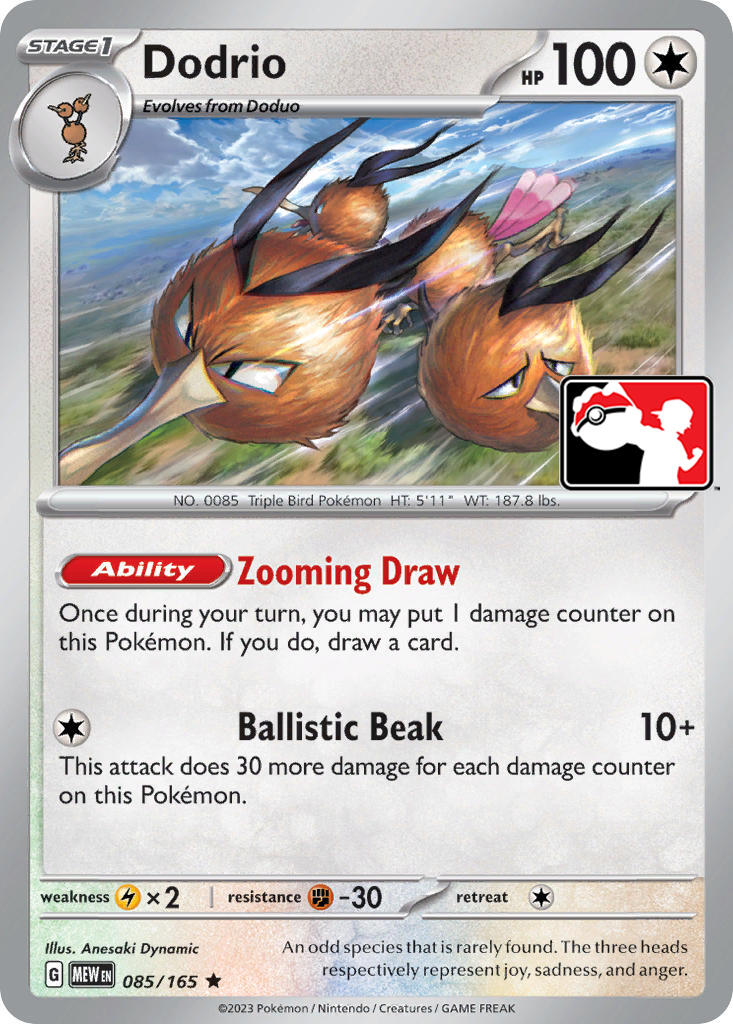 Dodrio (085/165) [Prize Pack Series Five] | Good Games Morley
