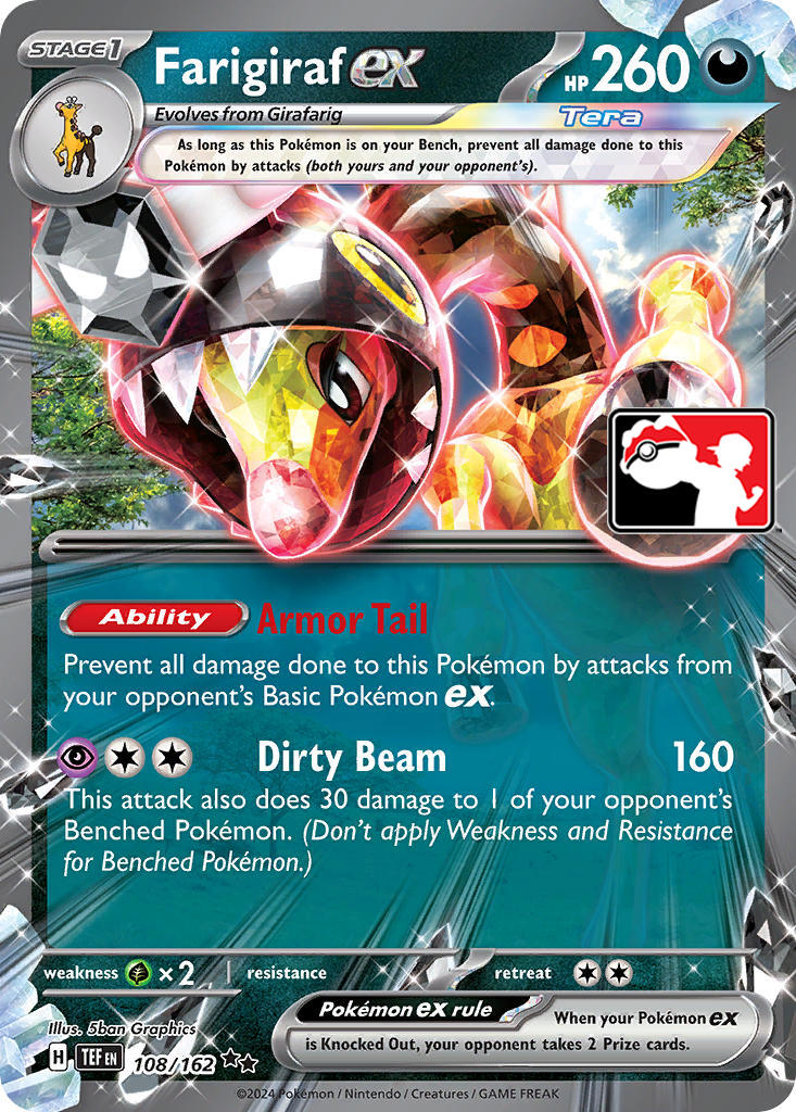 Farigiraf ex (108/162) [Prize Pack Series Five] | Good Games Morley