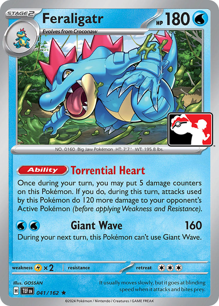 Feraligatr (041/162) [Prize Pack Series Five] | Good Games Morley