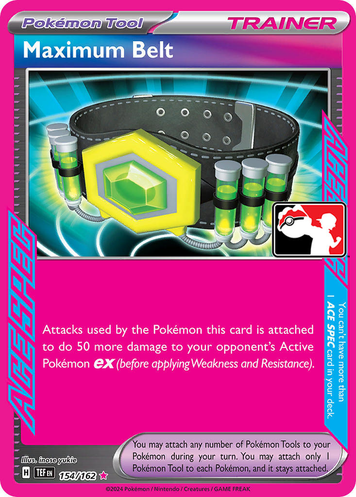 Maximum Belt (154/162) [Prize Pack Series Five] | Good Games Morley