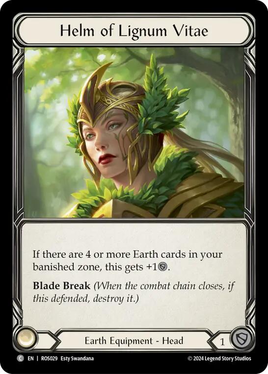 Helm of Lignum Vitae [ROS029] (Rosetta)  Cold Foil | Good Games Morley