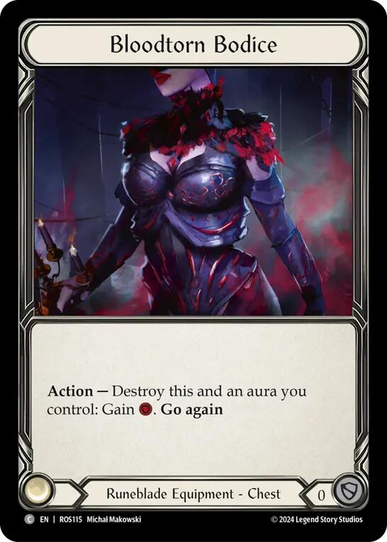 Bloodtorn Bodice [ROS115] (Rosetta)  Cold Foil | Good Games Morley