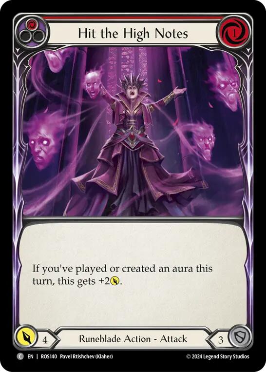 Hit the High Notes (Red) [ROS140] (Rosetta)  Rainbow Foil | Good Games Morley