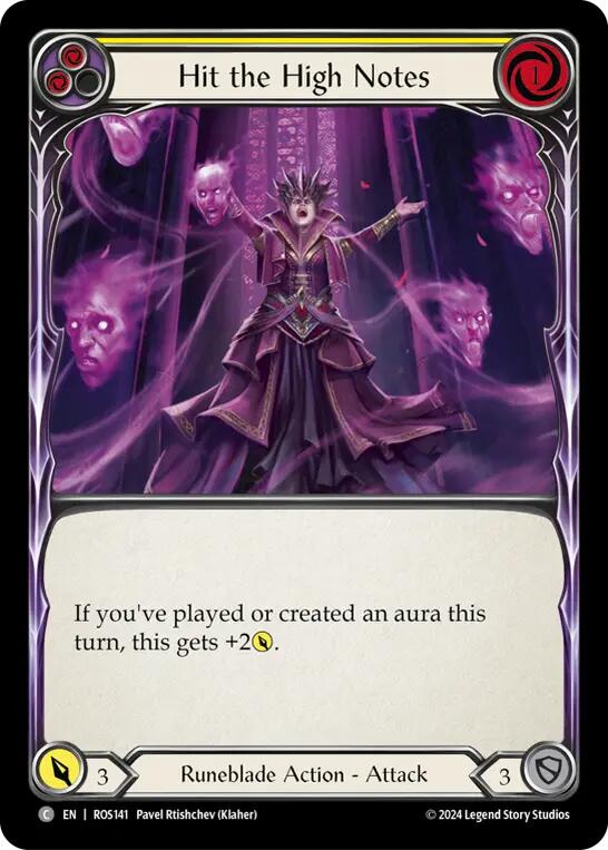 Hit the High Notes (Yellow) [ROS141] (Rosetta)  Rainbow Foil | Good Games Morley