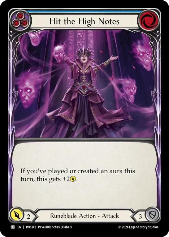 Hit the High Notes (Blue) [ROS142] (Rosetta)  Rainbow Foil | Good Games Morley