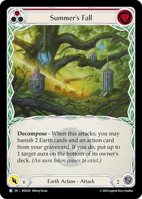 Summer's Fall (Red) [ROS039] (Rosetta) | Good Games Morley