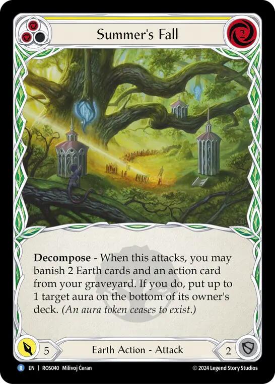 Summer's Fall (Yellow) [ROS040] (Rosetta) | Good Games Morley