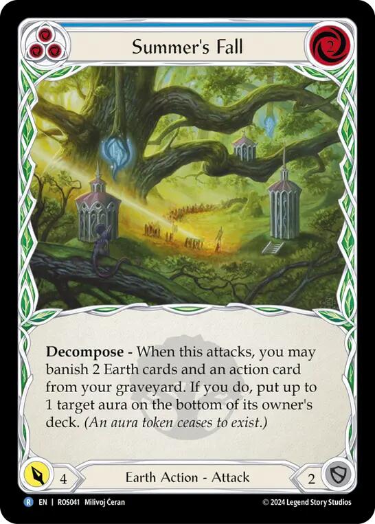 Summer's Fall (Blue) [ROS041] (Rosetta) | Good Games Morley