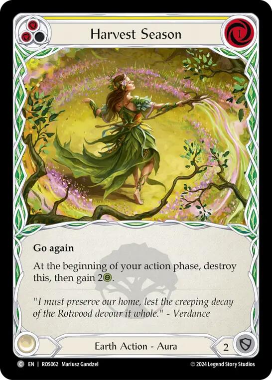 Harvest Season (Yellow) [ROS062] (Rosetta)  Rainbow Foil | Good Games Morley