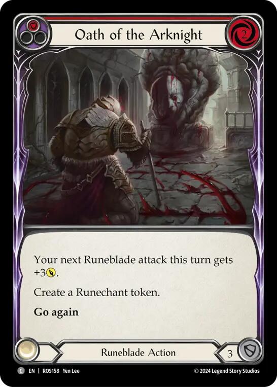 Oath of the Arknight (Red) [ROS158] (Rosetta) | Good Games Morley