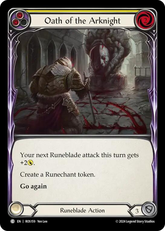 Oath of the Arknight (Yellow) [ROS159] (Rosetta) | Good Games Morley