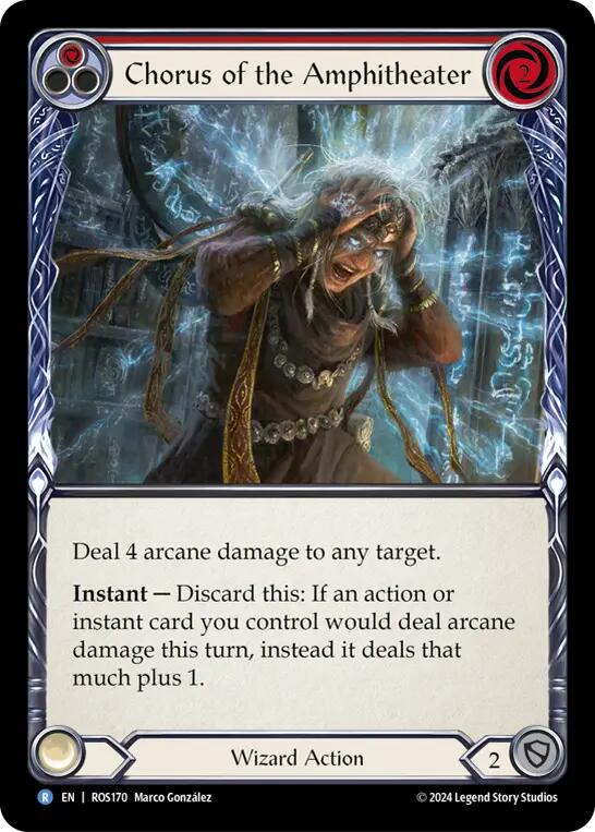 Chorus of the Amphitheater (Red) [ROS170] (Rosetta) | Good Games Morley