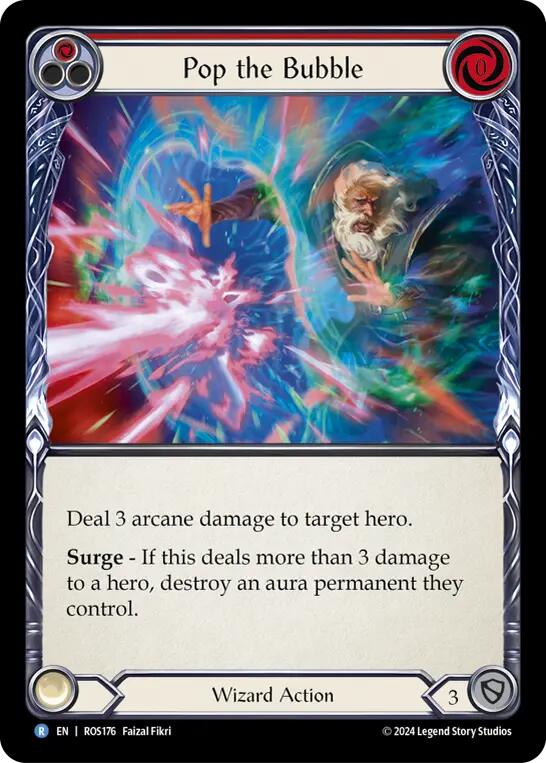 Pop the Bubble (Red) [ROS176] (Rosetta)  Rainbow Foil | Good Games Morley