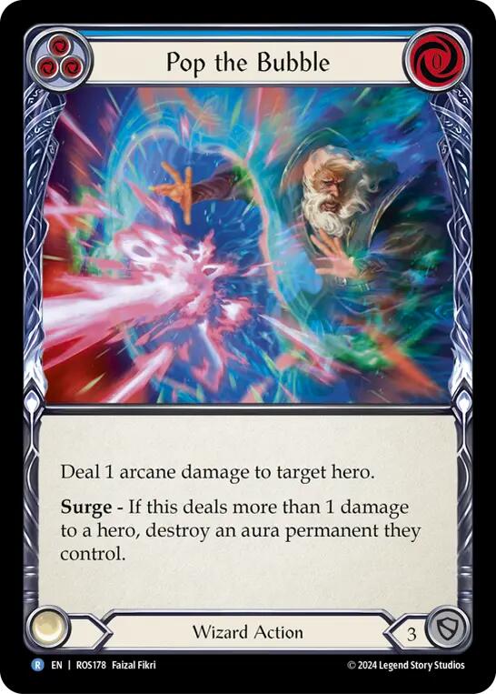 Pop the Bubble (Blue) [ROS178] (Rosetta)  Rainbow Foil | Good Games Morley