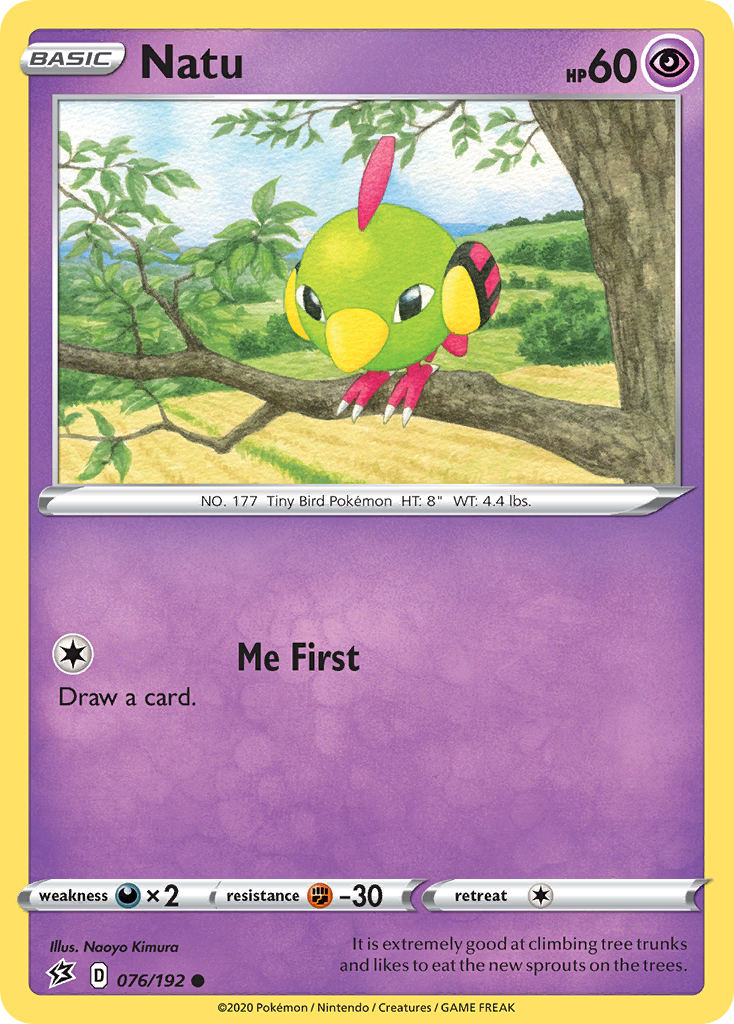 Natu (076/192) [Sword & Shield: Rebel Clash] | Good Games Morley