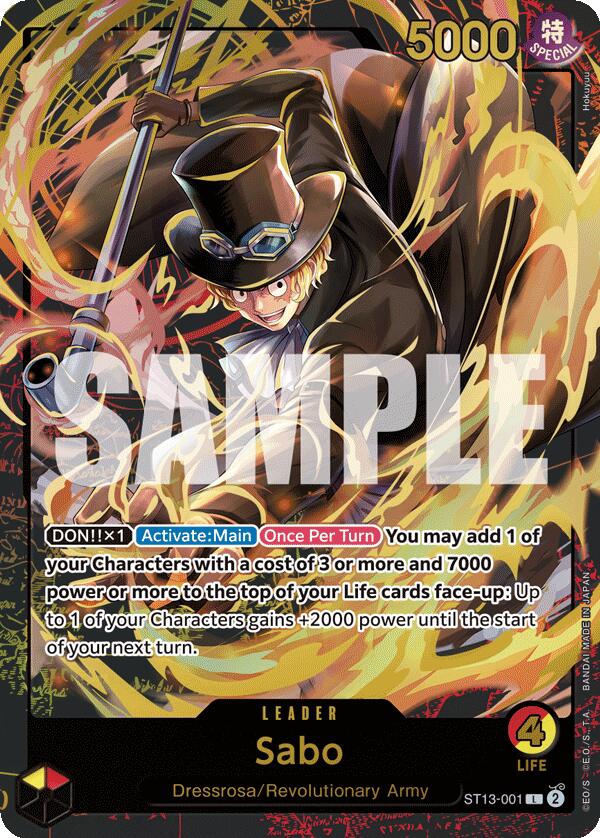 Sabo (Premium Card Collection -Leader Collection-) [One Piece Promotion Cards] | Good Games Morley