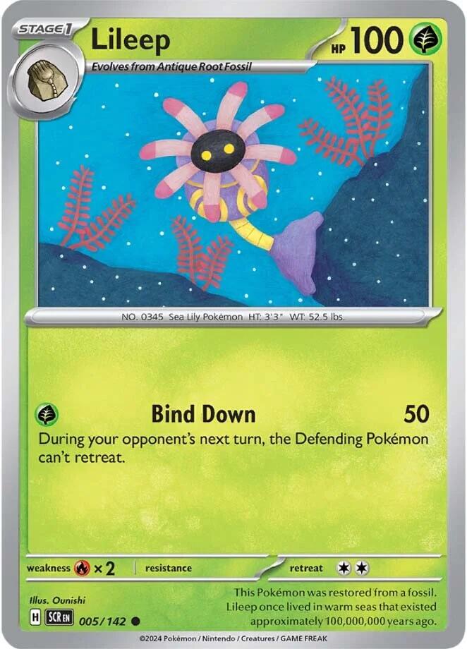 Lileep (005/142) [Scarlet & Violet: Stellar Crown] | Good Games Morley