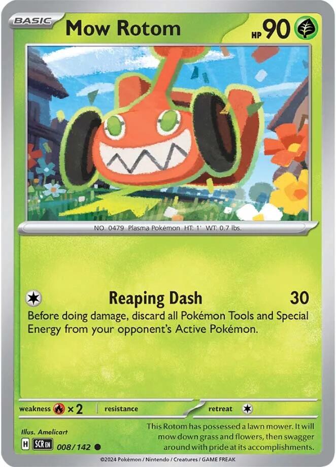 Mow Rotom (008/142) [Scarlet & Violet: Stellar Crown] | Good Games Morley