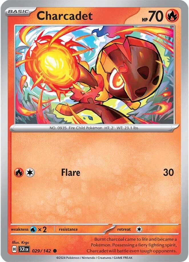 Charcadet (029/142) [Scarlet & Violet: Stellar Crown] | Good Games Morley