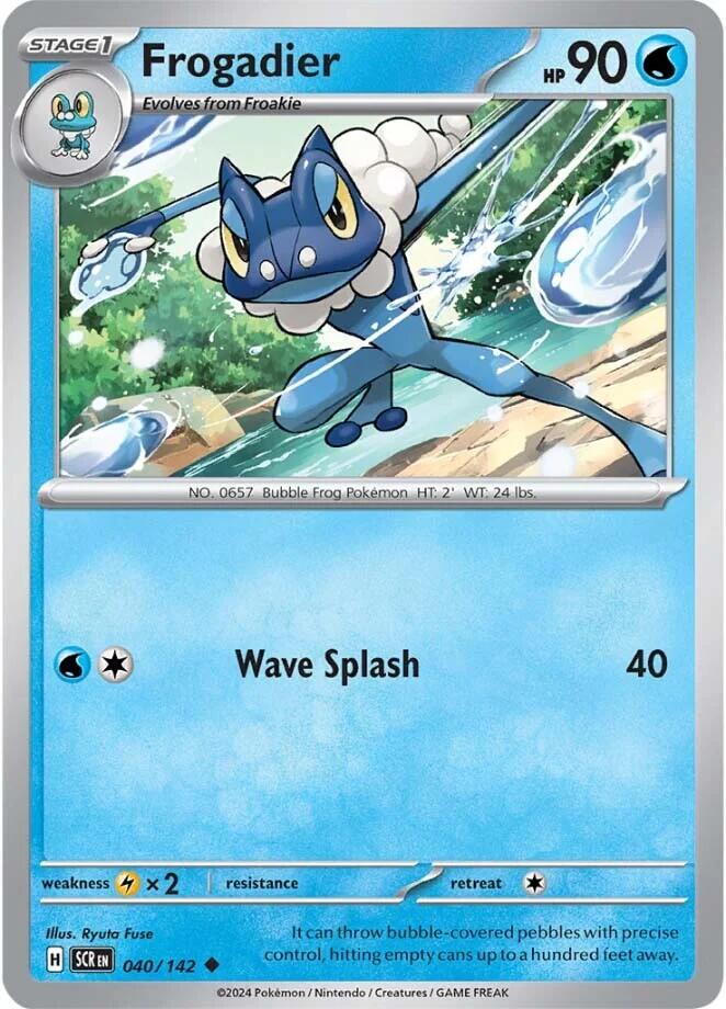 Frogadier (040/142) [Scarlet & Violet: Stellar Crown] | Good Games Morley
