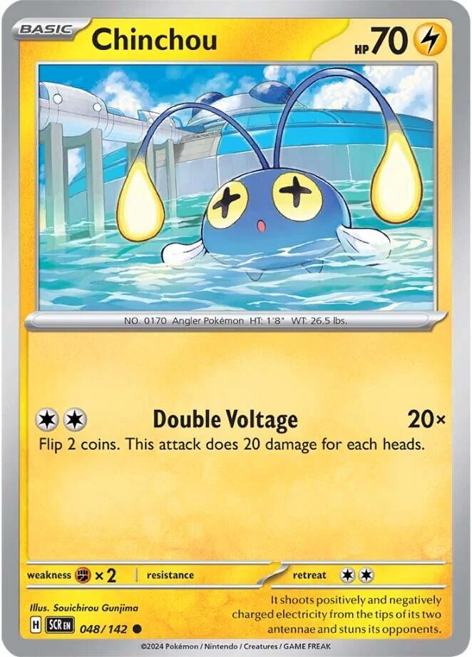 Chinchou (048/142) [Scarlet & Violet: Stellar Crown] | Good Games Morley