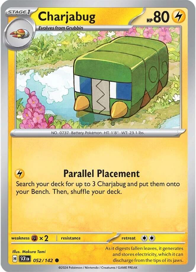Charjabug (052/142) [Scarlet & Violet: Stellar Crown] | Good Games Morley