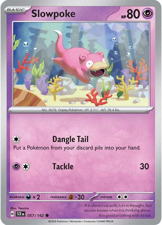 Slowpoke (057/142) [Scarlet & Violet: Stellar Crown] | Good Games Morley