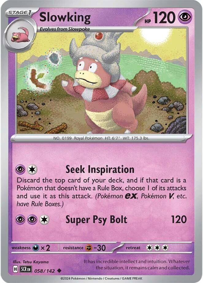 Slowking (058/142) [Scarlet & Violet: Stellar Crown] | Good Games Morley