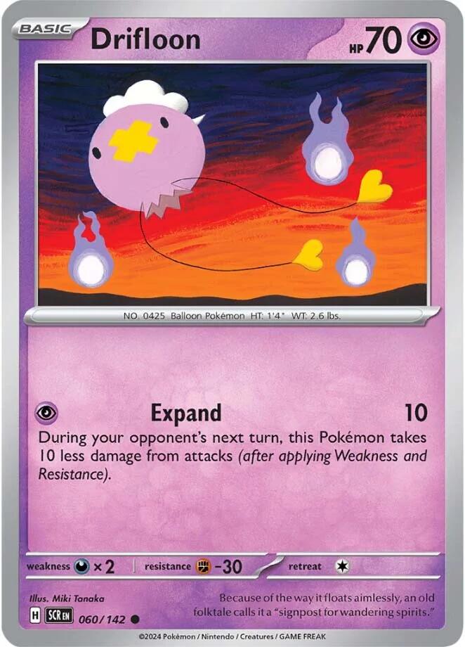 Drifloon (060/142) [Scarlet & Violet: Stellar Crown] | Good Games Morley