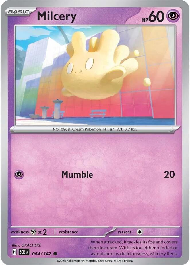 Milcery (064/142) [Scarlet & Violet: Stellar Crown] | Good Games Morley