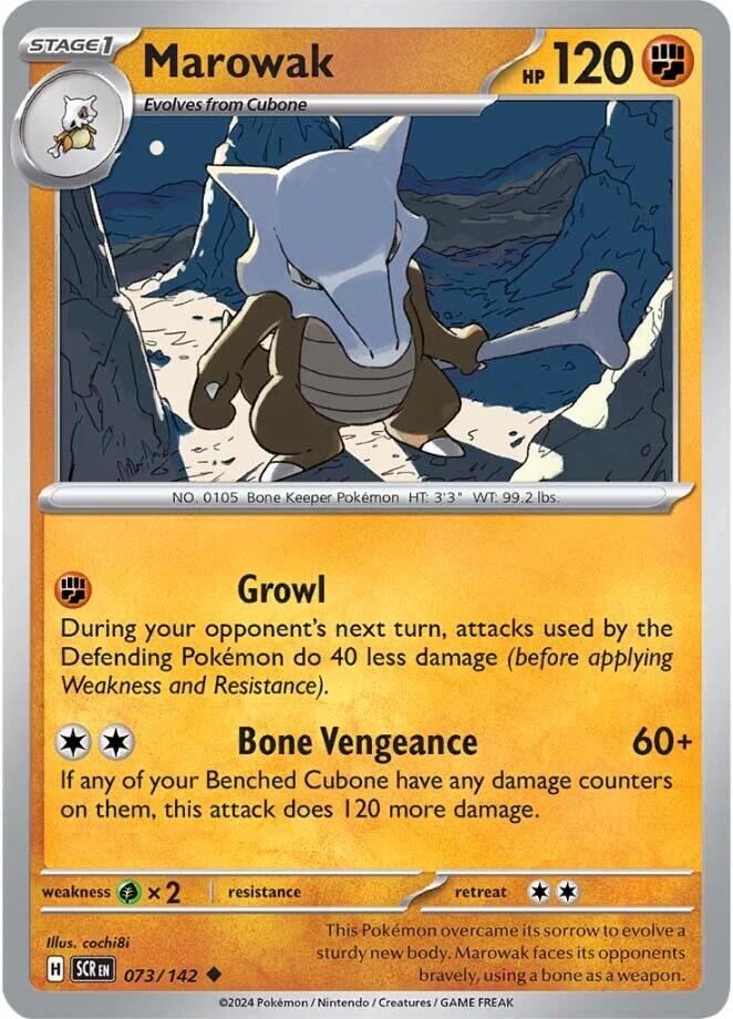 Marowak (073/142) [Scarlet & Violet: Stellar Crown] | Good Games Morley